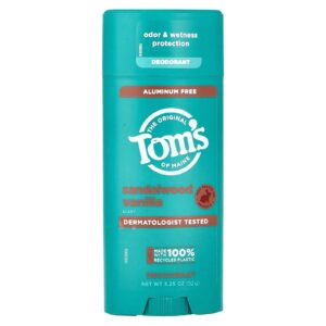 Toms of Maine Desodorante Sem Alumínio Sândalo e Baunilha 92 g (325 oz)
