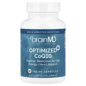 BrainMD Optimized3x CoQ10 60 Cápsulas Veganas