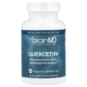 BrainMD Quercetina+ 60 Cápsulas Veganas (250 mg por Cápsula)