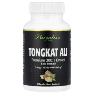 Paradise Herbs Tongkat Ali 60 Cápsulas (250 mg por Cápsula)