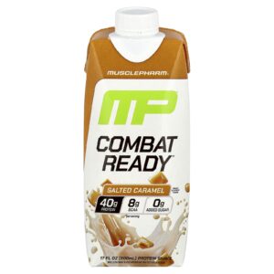 MusclePharm Shake Proteico Combat Pronto™ Caramelo Salgado 500 ml (17 fl oz)