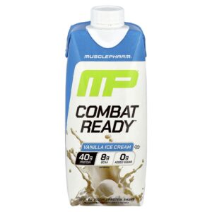 MusclePharm Shake Proteico Combat Pronto™ Sorvete de Baunilha 500 ml (17 fl oz)