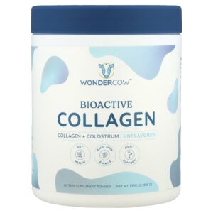 Wondercow Colágeno Bioativo Sem Sabor 300 g (1058 oz)
