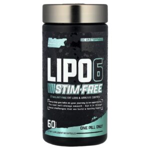 Nutrex Research Lipo6® Sem Estimulantes 60 Cápsulas