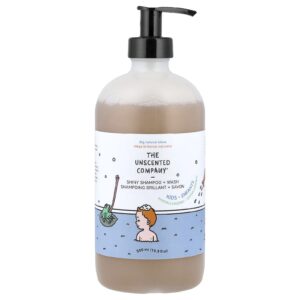 The Unscented Company Kids Shampoo + Sabonete para Brilho Sem Perfume 500 ml (169 fl oz)