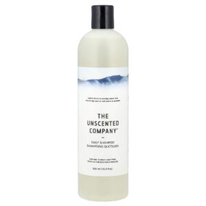 The Unscented Company Shampoo Diário Para Cabelos Finos a Ondulados Sem Perfume 500 ml (169 fl oz)