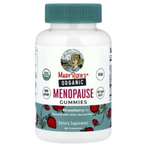 MaryRuths Gomas Orgânicas para a Menopausa Morango 60 Gomas