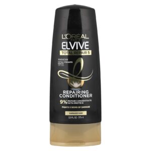 LOréal Elvive Total Repair 5 Condicionador Reparador Cabelos Danificados 375 ml (126 fl oz)