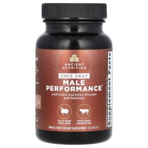 Ancient Nutrition Uma Vez para Desempenho Masculino Diário 30 Comprimidos