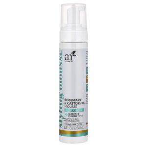 artnaturals Mousse Modeladora de Alecrim e Óleo de Rícino Para Todos os Tipos de Cabelo 236 ml (8 fl oz)