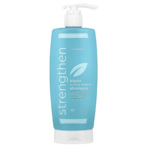 artnaturals Shampoo para Fortalecimento de Biotina + Água de Arroz Para Homens e Mulheres Etapa 01 473 ml (16 fl oz)