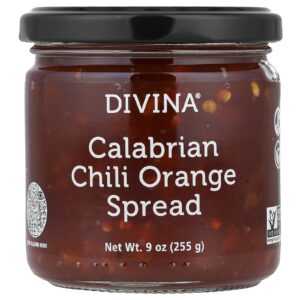 Divina Molho de Laranja e Pimenta Calábria 255 g (9 oz)