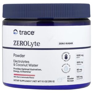Trace ZEROLyte em Pó Limonada Salgada de Frutos Silvestres 315 g (111 oz)