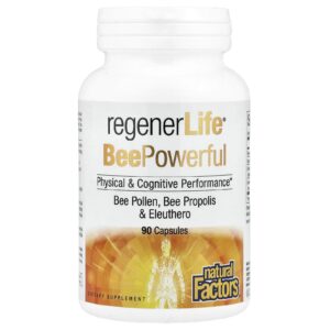 Natural Factors RegenerLife® BeePowerful 90 Cápsulas