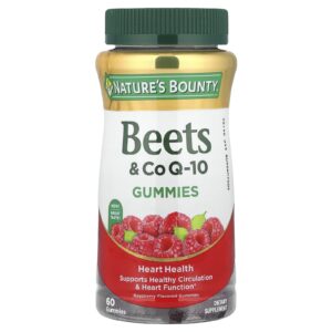 Natures Bounty Gomas de Beterraba e CoQ-10 Framboesa 60 Gomas