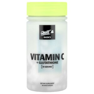 Ghost Basics Vitamina C + Glutationa 60 Cápsulas Vegetais
