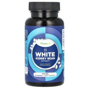 Phytoral Extrato de Feijão Branco 60 Cápsulas (600 mg por Cápsula)