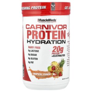MuscleMeds Carnivor Protein Hydration Ponche Tropical 500 g (176 oz)