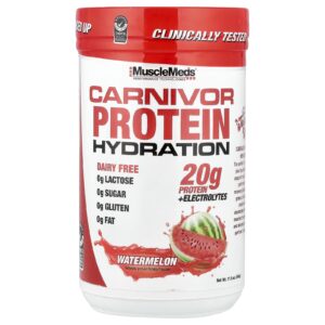 MuscleMeds Carnivor Hidratação de Proteína Melancia 496 g (175 oz)