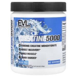 EVLution Nutrition Creatine 5000® Blue Raz 292 g (103 oz)