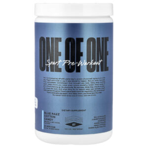 ONE OF ONE Sport Pre-Workout Algodão Doce Blue Razz 502 g (1772 oz)