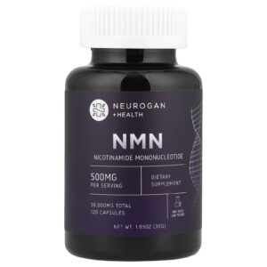 Neurogan Health NMN 120 Cápsulas (250 mg por Cápsula)
