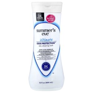 Summers Eve Ultimate Odor Protection™ Sabonete Líquido Diário Refrescante Leve e Refrescante 444 ml (15 fl oz)