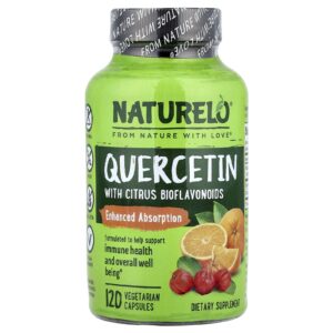 NATURELO Quercetina com Bioflavonoides Cítricos 120 Cápsulas Vegetarianas