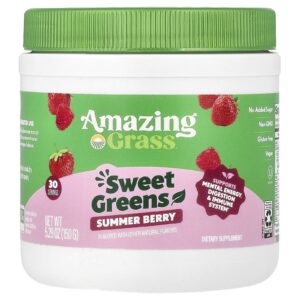 Amazing Grass Sweet Greens Frutos Silvestres de Verão 150 g (529 oz)
