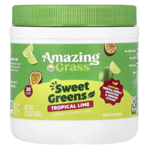 Amazing Grass Sweet Greens Limão Tropical 150 g (529 oz)