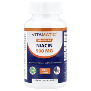Vitamatic Ácido Nicotínico 500 mg 240 Comprimidos