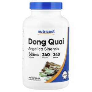 Nutricost Dong Quai 565 mg 240 Cápsulas