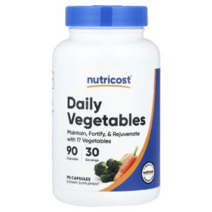 Nutricost Vegetais Diários 90 Cápsulas