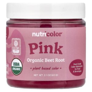 Nutricost Nutricolor™ Beterraba Orgânica Rosa 60 g (21 oz)