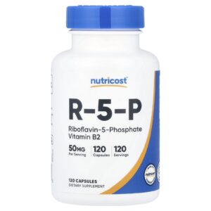 Nutricost R-5-P 50 mg 120 Cápsulas