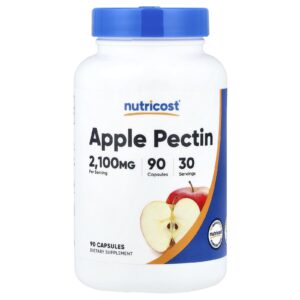 Nutricost Pectina de Maçã 90 Cápsulas (700 mg por Cápsula)