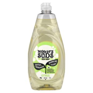 Mollys Suds Detergente de Cozinha Cítricos 24 fl oz