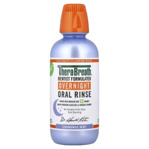 TheraBreath Enxaguante Bucal Noturno Camomila e Menta 473 ml (16 fl oz)