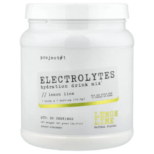 Project 1 Nutrition Eletrólitos Mistura para Bebida de Hidratação Limão Siciliano e Limão Taiti 981 g (3461 oz)