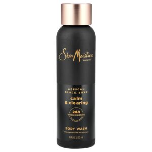 SheaMoisture Sabonete Líquido Calmante e para Limpeza Sabonete Negro Africano 532 ml (18 fl oz)