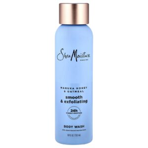 SheaMoisture Sabonete Líquido Suave e Esfoliante Mel de Manuka e Aveia 532 ml (18 fl oz)