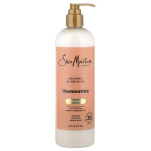 SheaMoisture Loção Corporal Iluminadora Coco e Hibisco 473 ml (16 fl oz)