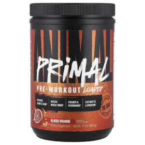 Animal Primal™ Pre-Workout Loaded Laranja-Sanguínea 5025 g (177 oz)