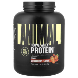 Animal 100% Whey Protein™ em Pó Morango 181 kg (4 lb)