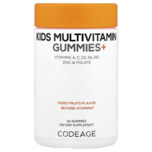 Codeage Gomas Multivitamínicas Infantis+ Mistura de Frutas 60 Gomas