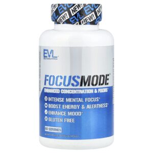 EVLution Nutrition FocusMode® 60 Cápsulas Vegetais