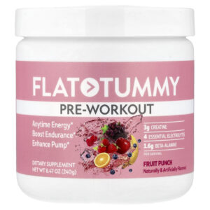 Flat Tummy Pré-treino Ponche de Frutas 240 g (847 oz)