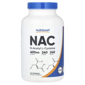 Nutricost NAC 600 mg 240 Cápsulas