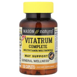 Mason Natural Multivitamínico/Multimineral Completo Vitatrum 150 Cápsulas