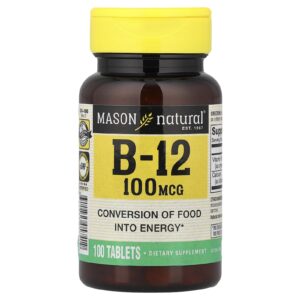 Mason Natural Vitamina B12 100 Comprimidos